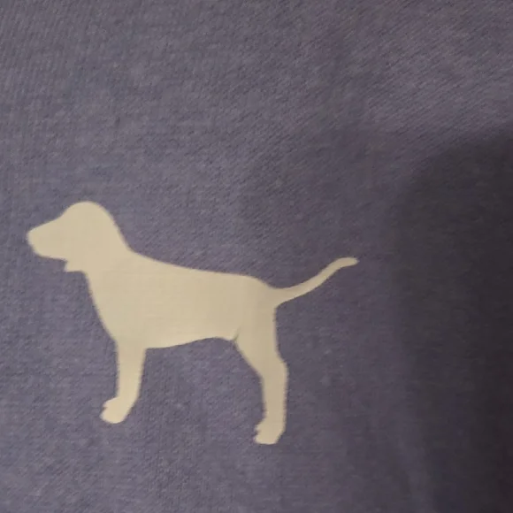 PINK Victoria's Secret Lavender and Black Zip-Up Sweater - Picture 3 of 5